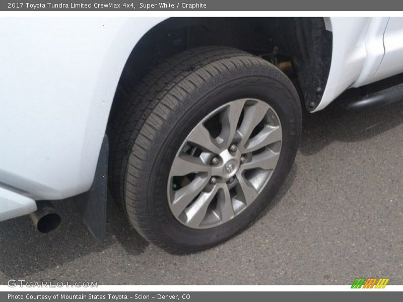 Super White / Graphite 2017 Toyota Tundra Limited CrewMax 4x4