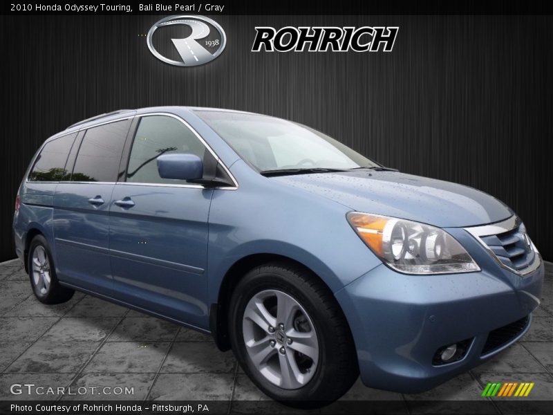 Bali Blue Pearl / Gray 2010 Honda Odyssey Touring