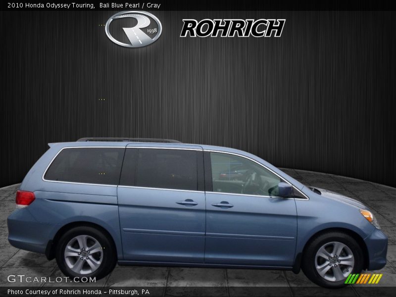 Bali Blue Pearl / Gray 2010 Honda Odyssey Touring