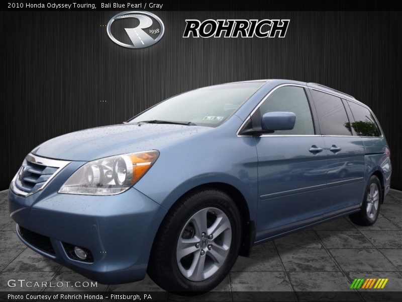 Bali Blue Pearl / Gray 2010 Honda Odyssey Touring