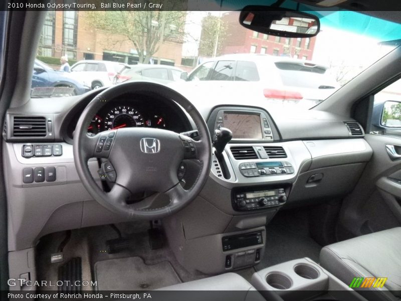 Bali Blue Pearl / Gray 2010 Honda Odyssey Touring
