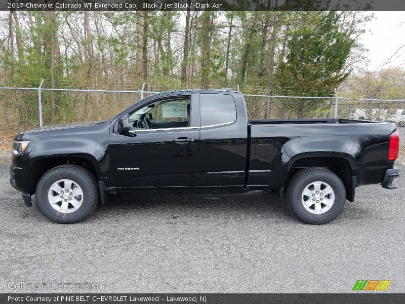 Black / Jet Black/­Dark Ash 2017 Chevrolet Colorado WT Extended Cab