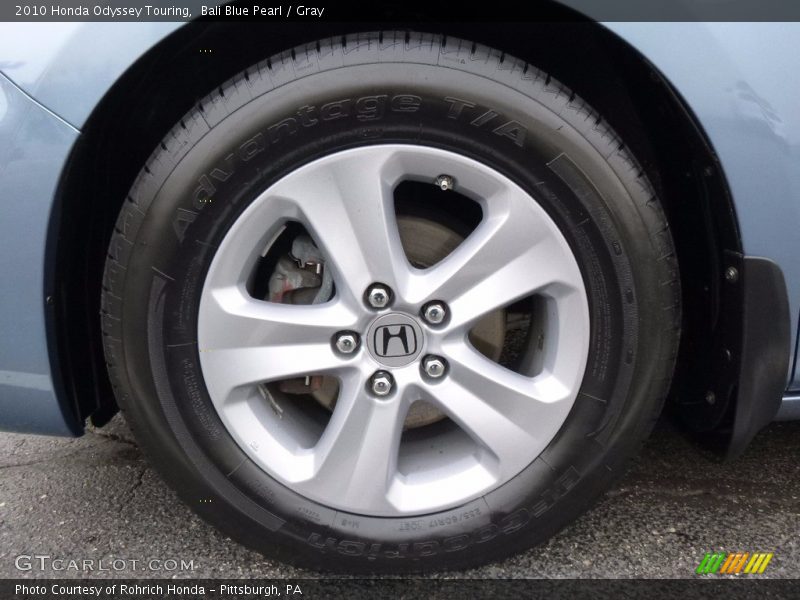 Bali Blue Pearl / Gray 2010 Honda Odyssey Touring