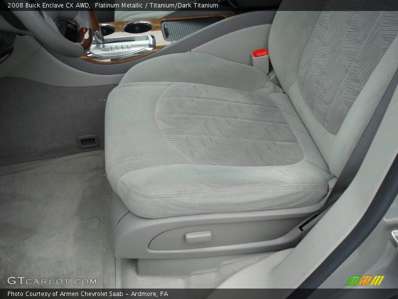 Platinum Metallic / Titanium/Dark Titanium 2008 Buick Enclave CX AWD