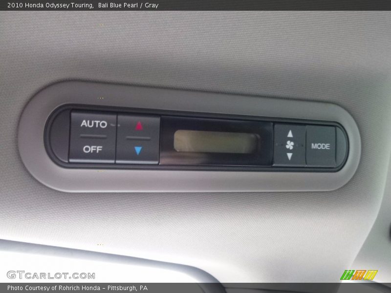 Bali Blue Pearl / Gray 2010 Honda Odyssey Touring