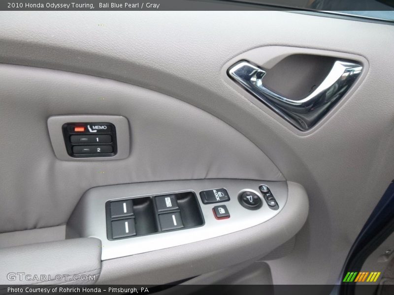 Bali Blue Pearl / Gray 2010 Honda Odyssey Touring
