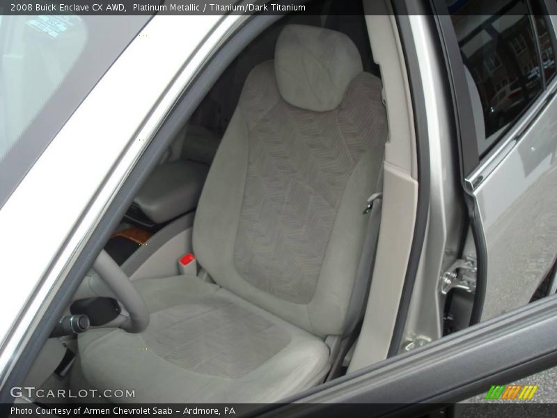 Platinum Metallic / Titanium/Dark Titanium 2008 Buick Enclave CX AWD