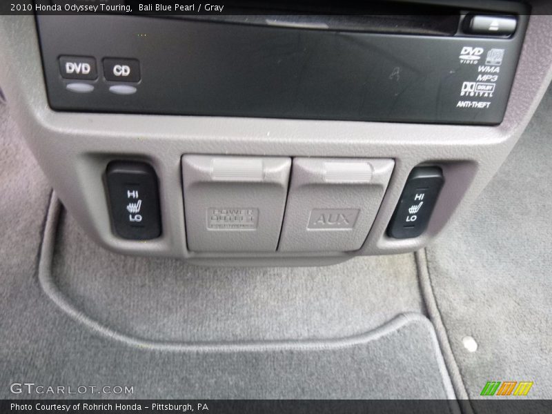 Bali Blue Pearl / Gray 2010 Honda Odyssey Touring
