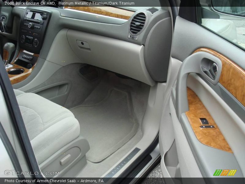 Platinum Metallic / Titanium/Dark Titanium 2008 Buick Enclave CX AWD