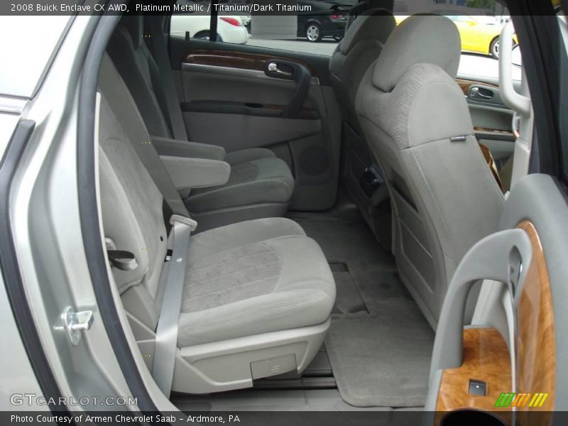 Platinum Metallic / Titanium/Dark Titanium 2008 Buick Enclave CX AWD