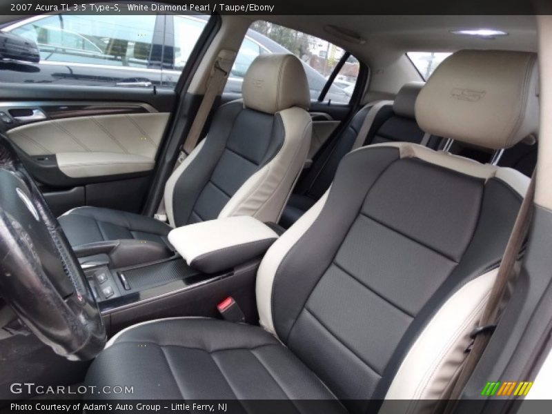White Diamond Pearl / Taupe/Ebony 2007 Acura TL 3.5 Type-S