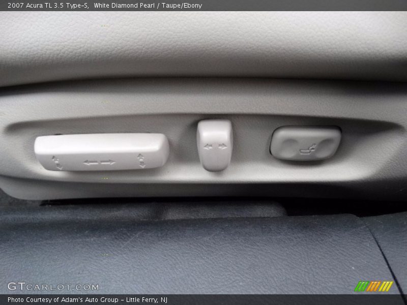 White Diamond Pearl / Taupe/Ebony 2007 Acura TL 3.5 Type-S
