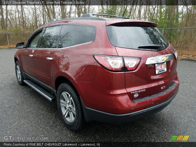 Siren Red Tintcoat / Ebony 2017 Chevrolet Traverse LT