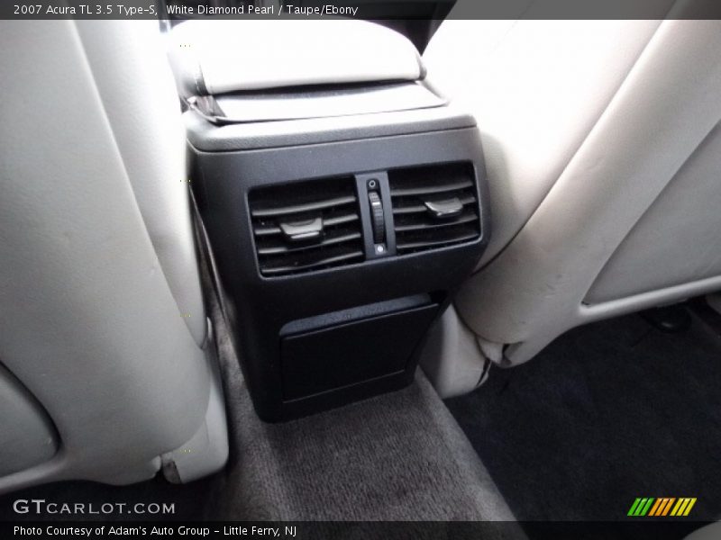 White Diamond Pearl / Taupe/Ebony 2007 Acura TL 3.5 Type-S
