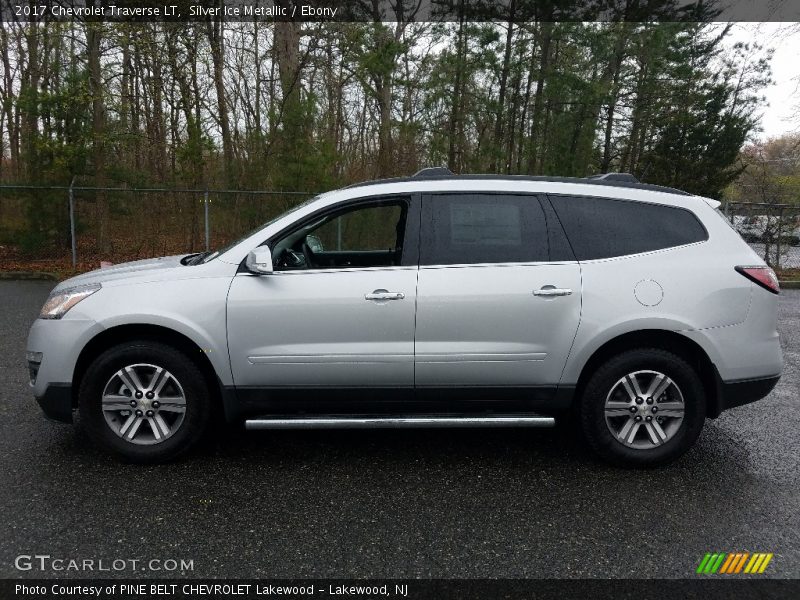 Silver Ice Metallic / Ebony 2017 Chevrolet Traverse LT