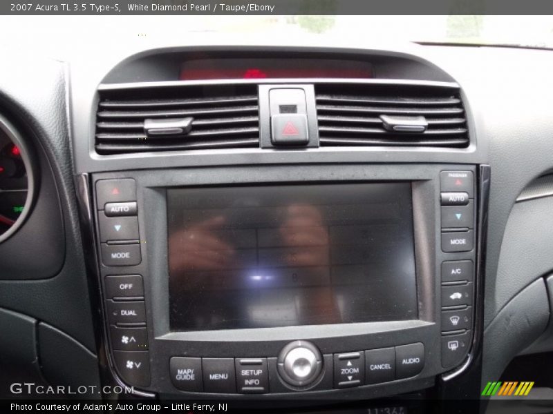 White Diamond Pearl / Taupe/Ebony 2007 Acura TL 3.5 Type-S