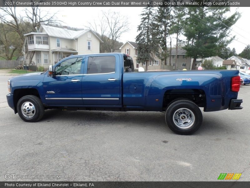  2017 Silverado 3500HD High Country Crew Cab Dual Rear Wheel 4x4 Deep Ocean Blue Metallic