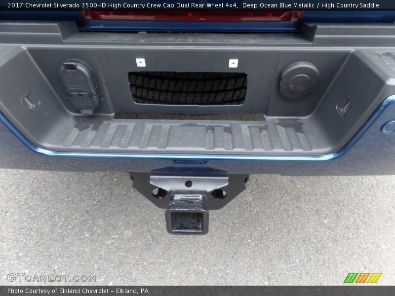 Deep Ocean Blue Metallic / High Country Saddle 2017 Chevrolet Silverado 3500HD High Country Crew Cab Dual Rear Wheel 4x4