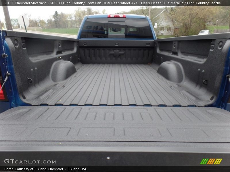 Deep Ocean Blue Metallic / High Country Saddle 2017 Chevrolet Silverado 3500HD High Country Crew Cab Dual Rear Wheel 4x4