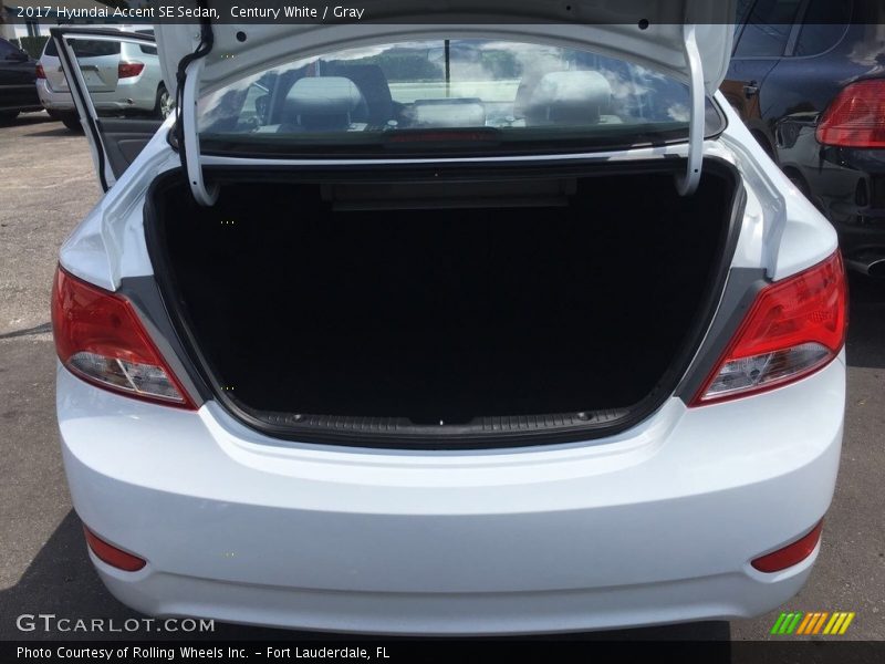 Century White / Gray 2017 Hyundai Accent SE Sedan