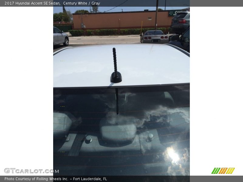 Century White / Gray 2017 Hyundai Accent SE Sedan