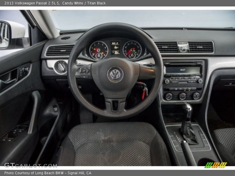 Candy White / Titan Black 2013 Volkswagen Passat 2.5L S