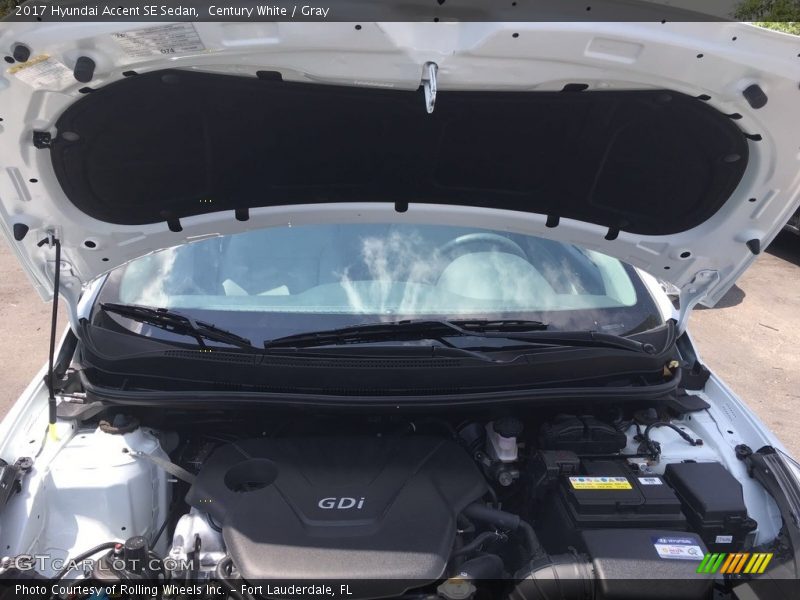 Century White / Gray 2017 Hyundai Accent SE Sedan