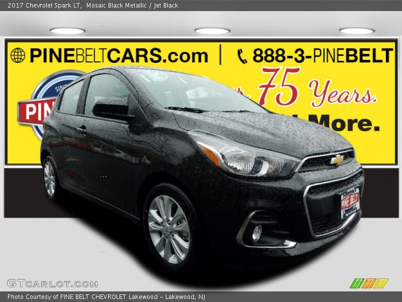Mosaic Black Metallic / Jet Black 2017 Chevrolet Spark LT