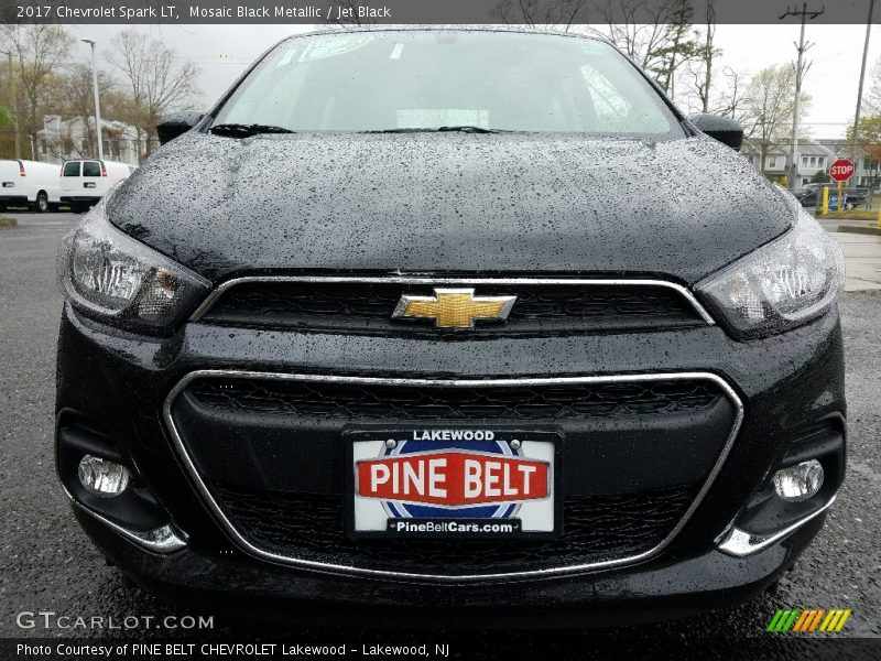Mosaic Black Metallic / Jet Black 2017 Chevrolet Spark LT