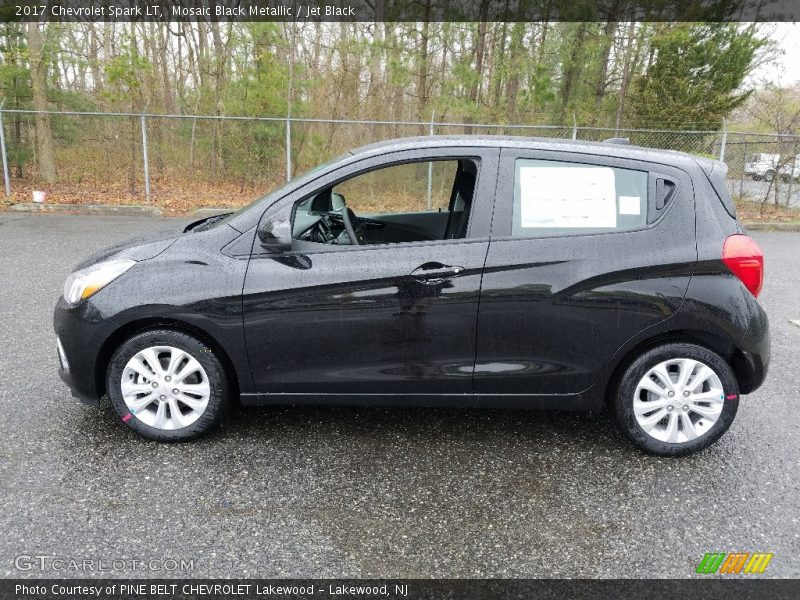 Mosaic Black Metallic / Jet Black 2017 Chevrolet Spark LT