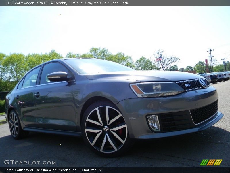 Platinum Gray Metallic / Titan Black 2013 Volkswagen Jetta GLI Autobahn