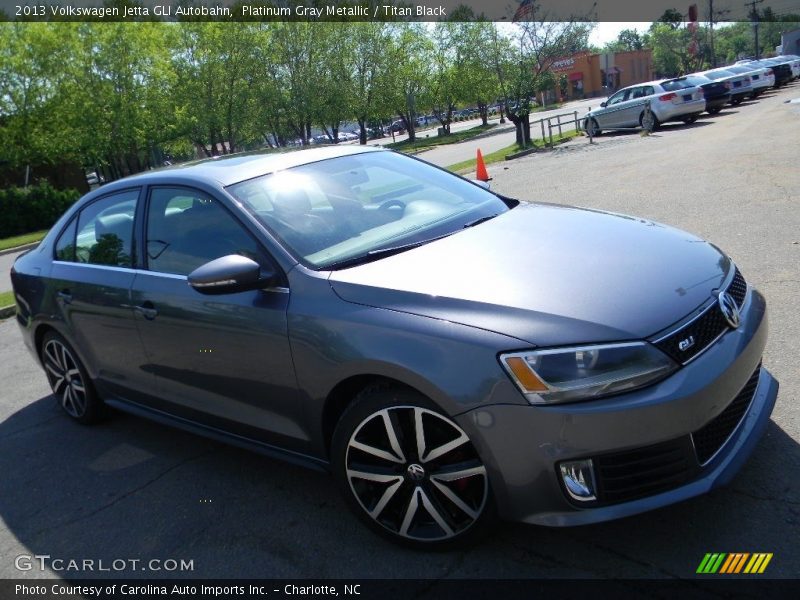 Platinum Gray Metallic / Titan Black 2013 Volkswagen Jetta GLI Autobahn