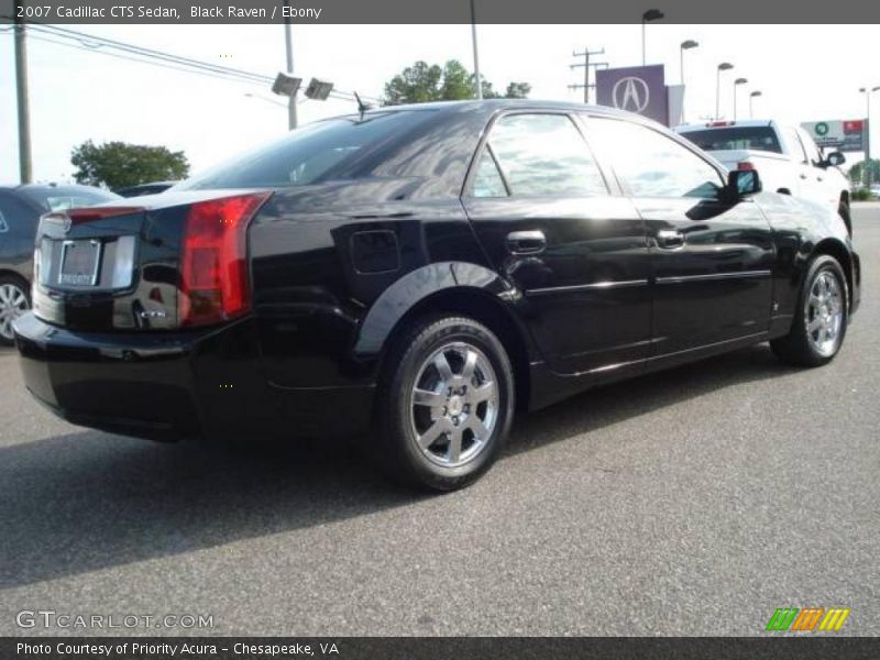 Black Raven / Ebony 2007 Cadillac CTS Sedan