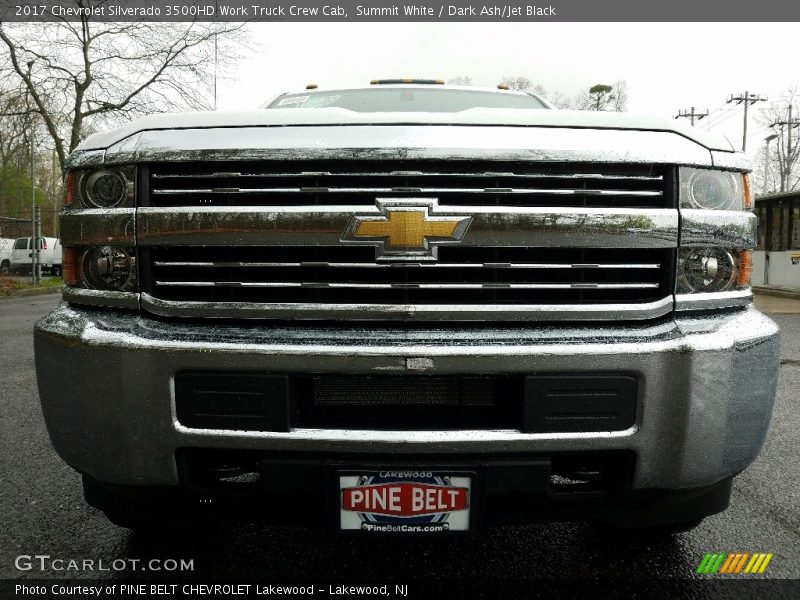 Summit White / Dark Ash/Jet Black 2017 Chevrolet Silverado 3500HD Work Truck Crew Cab