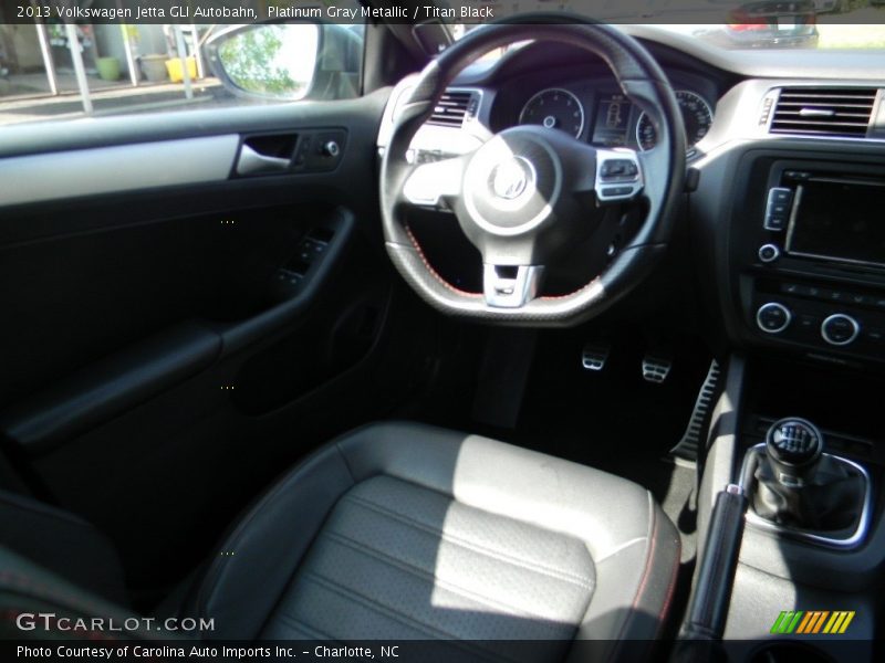 Platinum Gray Metallic / Titan Black 2013 Volkswagen Jetta GLI Autobahn