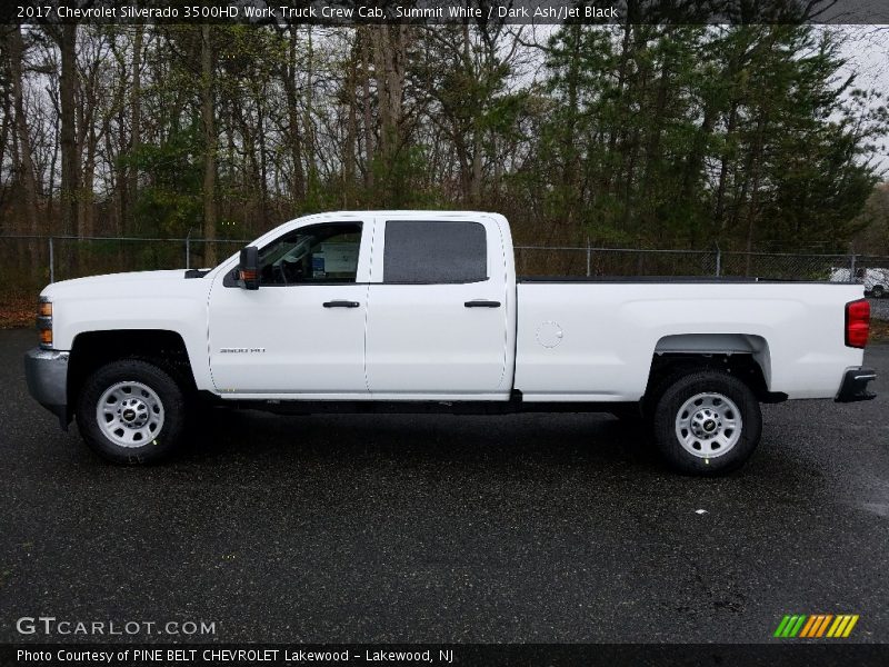Summit White / Dark Ash/Jet Black 2017 Chevrolet Silverado 3500HD Work Truck Crew Cab