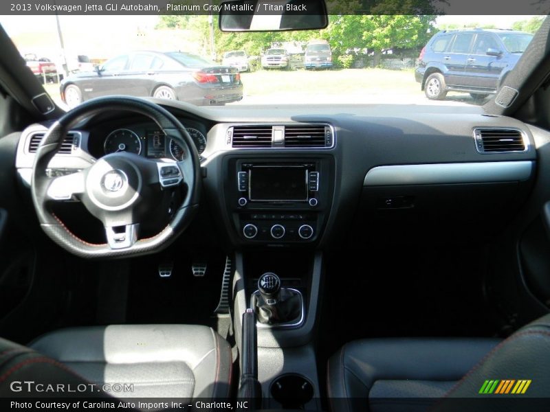 Platinum Gray Metallic / Titan Black 2013 Volkswagen Jetta GLI Autobahn