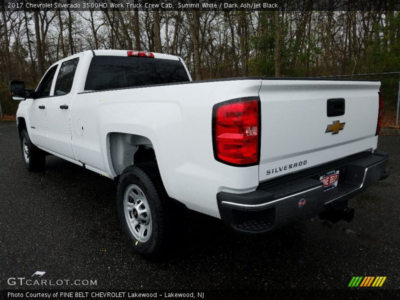 Summit White / Dark Ash/Jet Black 2017 Chevrolet Silverado 3500HD Work Truck Crew Cab