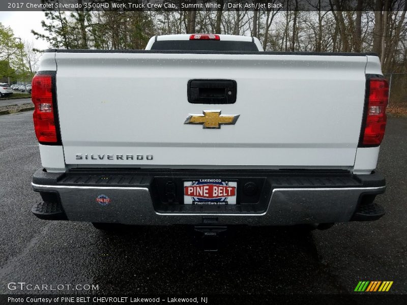 Summit White / Dark Ash/Jet Black 2017 Chevrolet Silverado 3500HD Work Truck Crew Cab