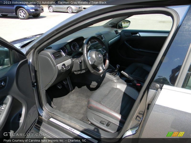 Platinum Gray Metallic / Titan Black 2013 Volkswagen Jetta GLI Autobahn