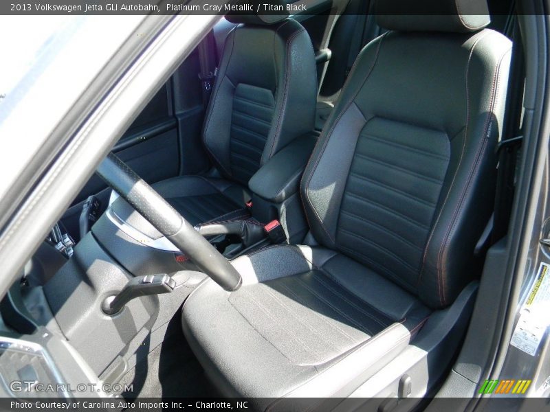 Platinum Gray Metallic / Titan Black 2013 Volkswagen Jetta GLI Autobahn