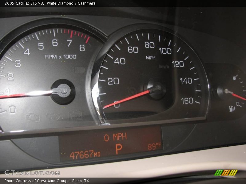 White Diamond / Cashmere 2005 Cadillac STS V8