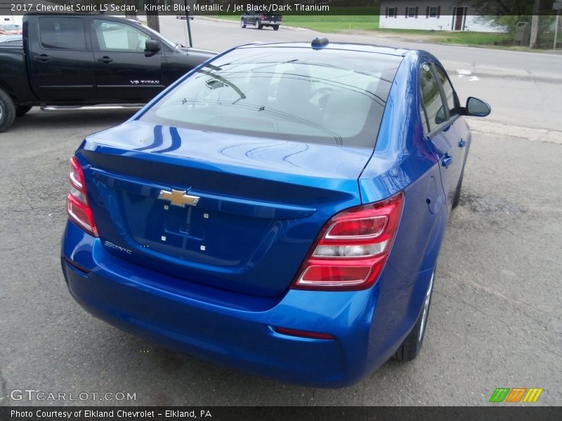 Kinetic Blue Metallic / Jet Black/Dark Titanium 2017 Chevrolet Sonic LS Sedan