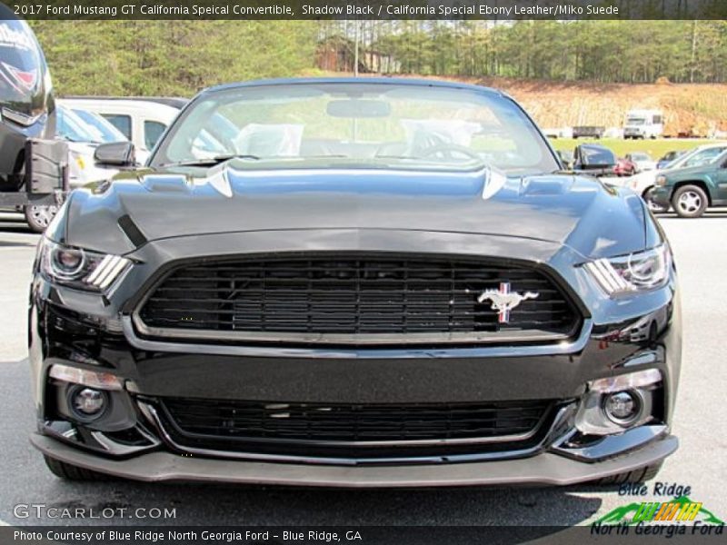 Shadow Black / California Special Ebony Leather/Miko Suede 2017 Ford Mustang GT California Speical Convertible