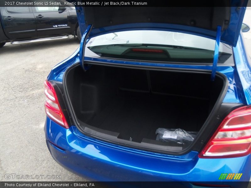 Kinetic Blue Metallic / Jet Black/Dark Titanium 2017 Chevrolet Sonic LS Sedan