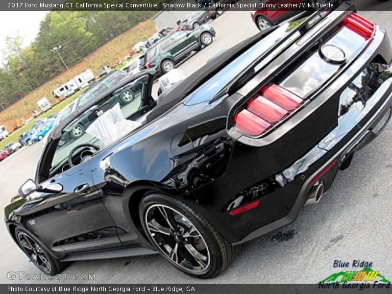 Shadow Black / California Special Ebony Leather/Miko Suede 2017 Ford Mustang GT California Speical Convertible