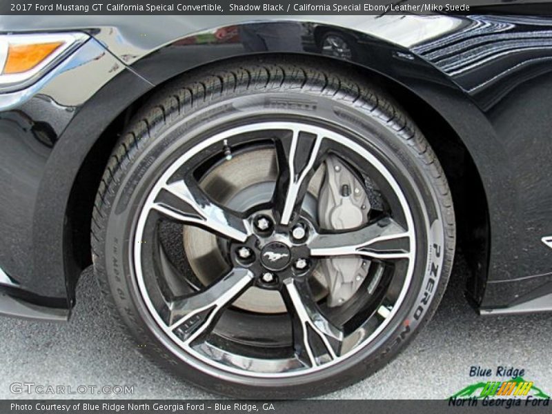 Shadow Black / California Special Ebony Leather/Miko Suede 2017 Ford Mustang GT California Speical Convertible
