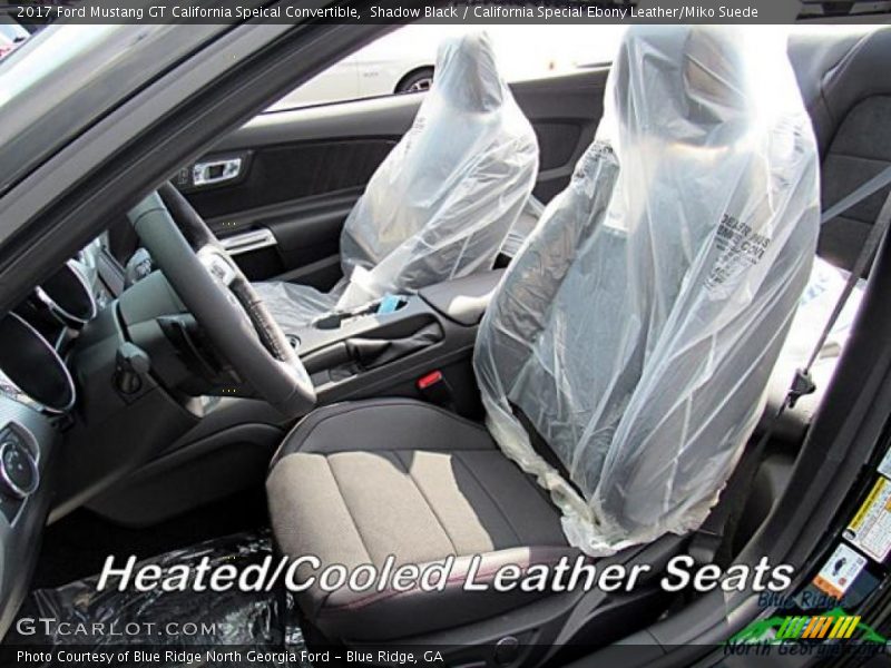 Shadow Black / California Special Ebony Leather/Miko Suede 2017 Ford Mustang GT California Speical Convertible
