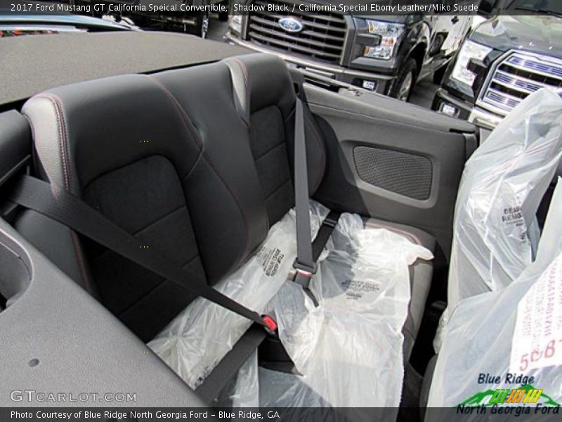 Shadow Black / California Special Ebony Leather/Miko Suede 2017 Ford Mustang GT California Speical Convertible