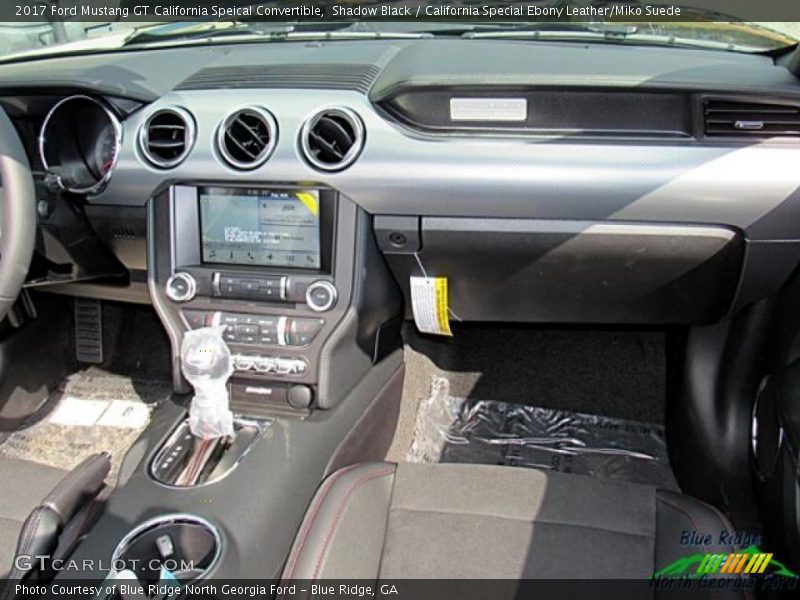 Shadow Black / California Special Ebony Leather/Miko Suede 2017 Ford Mustang GT California Speical Convertible